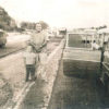 A picture of Charles P. "Pinky" Munz, current President of Redland Company, with his father, Charlie Munz, back in the Redland Construction days.