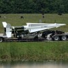 Redland Assists with Missile Transport Redland Lowboy enroute with decommissioned Nike missile.